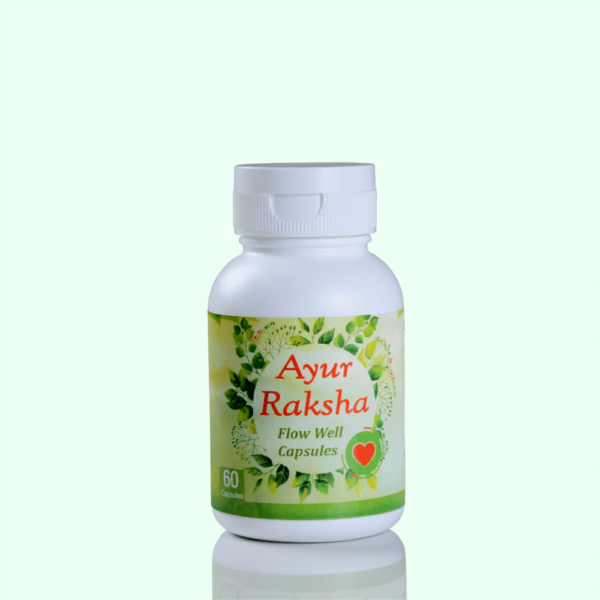 Ayur Raksha Flow Well Food Supplement Capsules 1